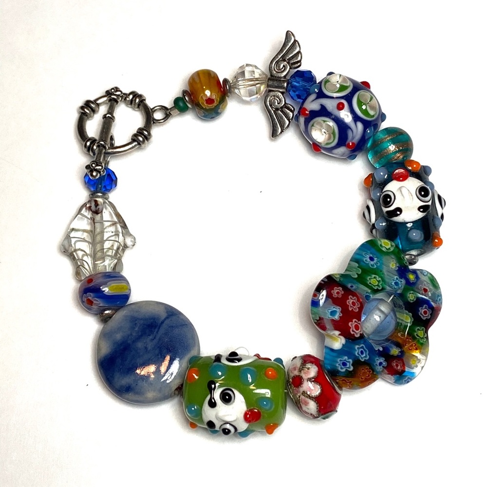 JEWELRY SALE! Handmade glass bead bracelet